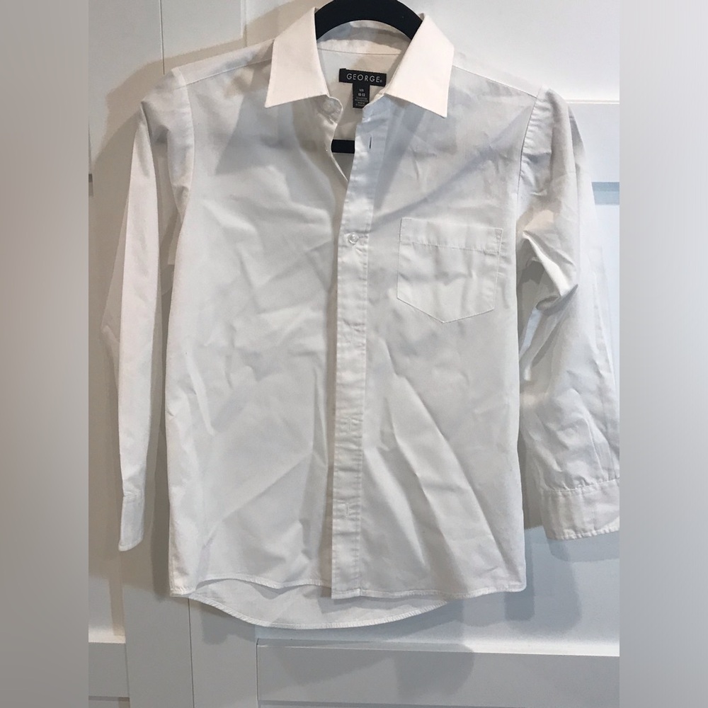 Boys white Button-Down Shirt